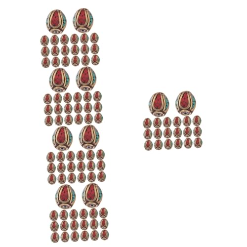 TOKIDNY 5 Sätze Nepal Stil Buddha Spacer Perlen Handgefertigte Schmuckperlen Für Diy Und Armbänder Leichte Und Robuste Buddha Schmuckteile Für Buddhistische Aktivitäten 20 Stück * 5 TOKIDNY 5 Sätze Nepal Stil Buddha Spacer Perlen Handgefertigte Schmuckperlen Für Diy Und Armbänder Leichte Und Robuste Buddha Schmuckteile Für Buddhistische Aktivitäten 20 Stück * 5 von TOKIDNY