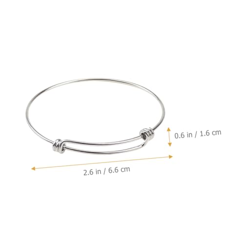 TOKIDNY 5 Stück Teiliges Edelstahl Verstellbar Offenes Design Flexibles DIY Schmuckzubehör für Damen Armreifen Einfache Größenanpassung Modisches Accessoire TOKIDNY 5 Stück Teiliges Edelstahl Verstellbar Offenes Design Flexibles DIY Schmuckzubehör für Damen Armreifen Einfache Größenanpassung Modisches Accessoire von TOKIDNY