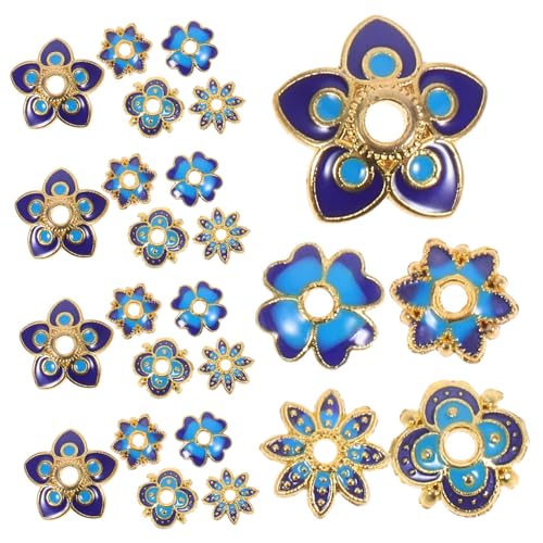 TOKIDNY 50 Stück Blumen Spacer Perlen Goldbeschichtete Metallblüten Perlenkappen Leichte Endkappen für Ohrringe Armbänder Halsketten Diy Schmuckherstellung Zubehör TOKIDNY 50 Stück Blumen Spacer Perlen Goldbeschichtete Metallblüten Perlenkappen Leichte Endkappen für Ohrringe Armbänder Halsketten Diy Schmuckherstellung Zubehör von TOKIDNY