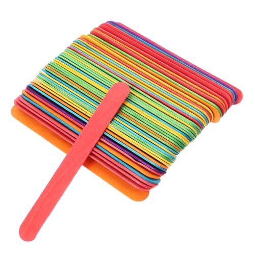 TOKIDNY 50 Stück Jumbo Bunte Bastelstäbchen aus Robustem Holz und Dicke Eisstiele für DIY Kunstprojekte Familienbasteln Kinderhandwerk und Schulaktivitäten TOKIDNY 50 Stück Jumbo Bunte Bastelstäbchen aus Robustem Holz und Dicke Eisstiele für DIY Kunstprojekte Familienbasteln Kinderhandwerk und Schulaktivitäten von TOKIDNY