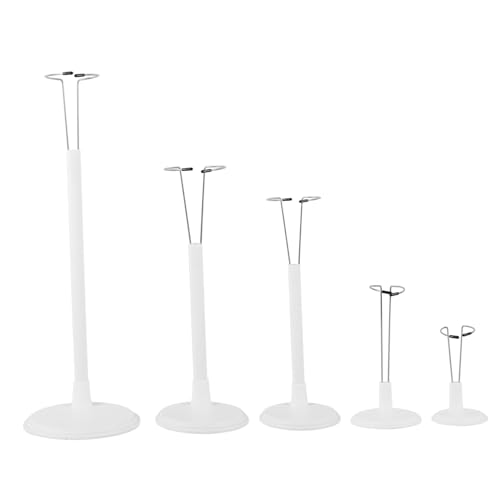 TOKIDNY 5stücke Puppenständer Verstellbar Puppenfigur Display Halter Puppenstützständer Für Schreibtisch Robuste Materialien Einfache Montage von TOKIDNY