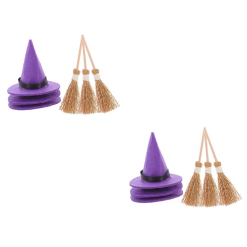 TOKIDNY 6 Sets Halloween-dekorationen Hexenhut Und Besen Mini-bastelset Für Familienaktivitäten TOKIDNY 6 Sets Halloween-dekorationen Hexenhut Und Besen Mini-bastelset Für Familienaktivitäten von TOKIDNY