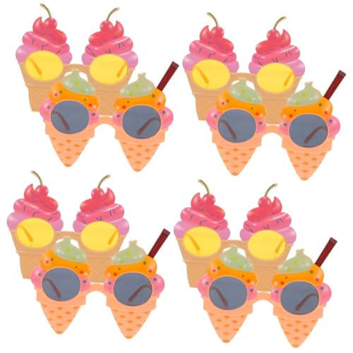 TOKIDNY 8 Stck. Lustige Partybrillen Eiscreme Design Hawaii Strand Party Sonnenbrillen Kostümzubehör Leichte Kunststoffbrillen Robust und Bequem für Luau Feiern TOKIDNY 8 Stck. Lustige Partybrillen Eiscreme Design Hawaii Strand Party Sonnenbrillen Kostümzubehör Leichte Kunststoffbrillen Robust und Bequem für Luau Feiern von TOKIDNY