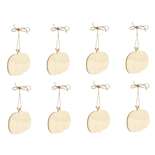 TOKIDNY 8 Stück Teiliges Halloween Holzscheiben Unvollendete Kürbisanhänger zum Basteln DIY Holzplättchen für Bemalbare Kürbis-deko Natürliche Baumscheiben für Kreative Herbstdekoration TOKIDNY 8 Stück Teiliges Halloween Holzscheiben Unvollendete Kürbisanhänger zum Basteln DIY Holzplättchen für Bemalbare Kürbis-deko Natürliche Baumscheiben für Kreative Herbstdekoration von TOKIDNY