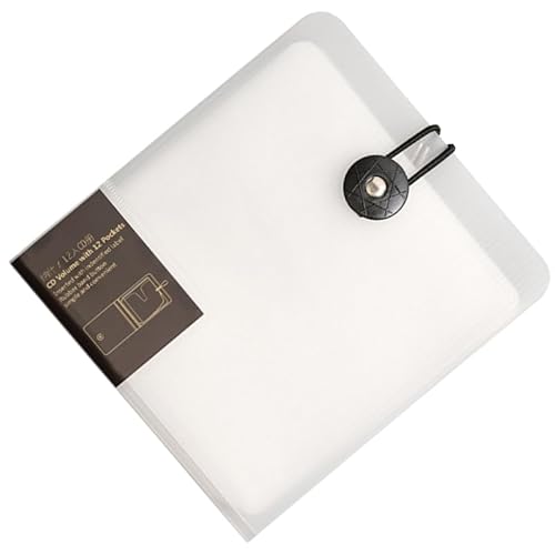 TOKIDNY CD Aufbewahrungstasche Für 12 Discs Transparentes CD Organizer Buch Für Auto Praktische CD Mappe Mit Leichtem Design CD Hüllen Aufbewahrung Für CDs Und DVDs TOKIDNY CD Aufbewahrungstasche Für 12 Discs Transparentes CD Organizer Buch Für Auto Praktische CD Mappe Mit Leichtem Design CD Hüllen Aufbewahrung Für CDs Und DVDs von TOKIDNY