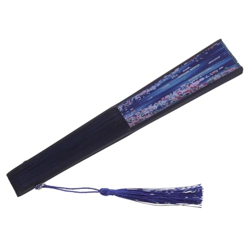 TOKIDNY Chinesischer Fächer Klassischer Retro-tassel Faltfächer Kreativer Tanz Party-fächer Vielseitig für Sommer Fotografie und Dekoration Geeignet von TOKIDNY