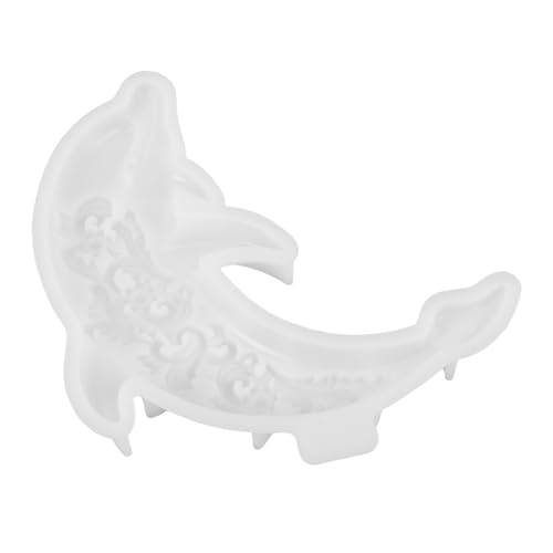 TOKIDNY Delfin-epoxidform: Rosenblüten-schokoladenform, Süßigkeiten- -bastelform, Gummipastenform, Kuchendekorationswerkzeuge, Epoxidharz, Polymer-tonform von TOKIDNY