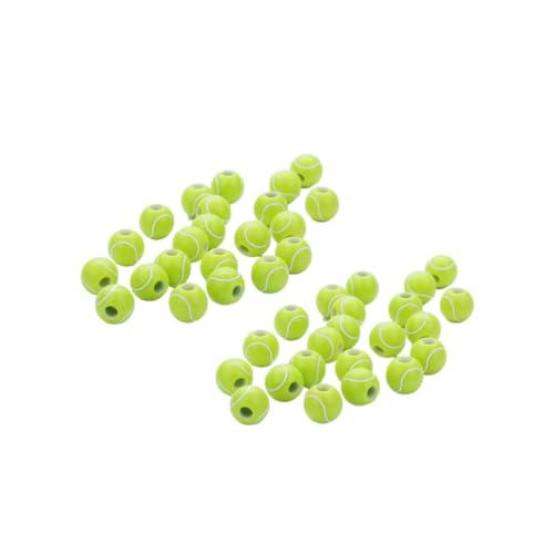 TOKIDNY Einzigartige Tennisperlen Aus Acryl 100 Stück Perlenzubehör Für Schmuck Halsketten Und Armbänder von TOKIDNY