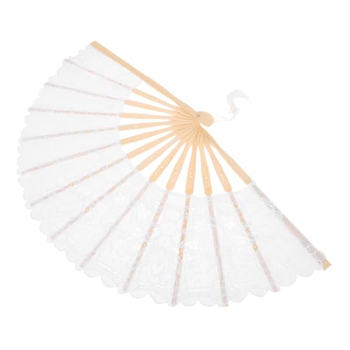 TOKIDNY Faltfächer aus mit Lace Eleganter Handfächer im Chinesischen Stil für Hochzeiten und Raumdekoration Quaste Vintage Design für Frauen TOKIDNY Faltfächer aus mit Lace Eleganter Handfächer im Chinesischen Stil für Hochzeiten und Raumdekoration Quaste Vintage Design für Frauen von TOKIDNY