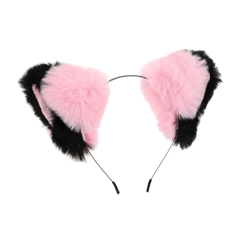 TOKIDNY Flauschige Katzenohren-stirnband Für Mädchen, Niedliche Flauschige Katzen-stirnbänder, fell-ohren-stirnband, Haarschmuck Für Halloween, Weihnachten, Karneval, Party TOKIDNY Flauschige Katzenohren-stirnband Für Mädchen, Niedliche Flauschige Katzen-stirnbänder, fell-ohren-stirnband, Haarschmuck Für Halloween, Weihnachten, Karneval, Party von TOKIDNY
