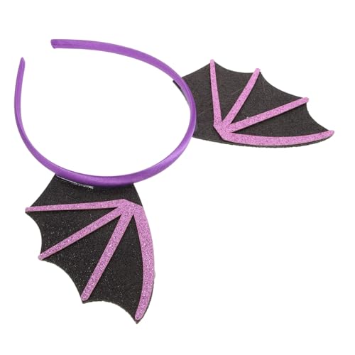 TOKIDNY Fledermaus Stirnband Halloween Stirnband Für Damen Groß Für Erwachsene Teufelsfledermaus Thema Für Frauen von TOKIDNY