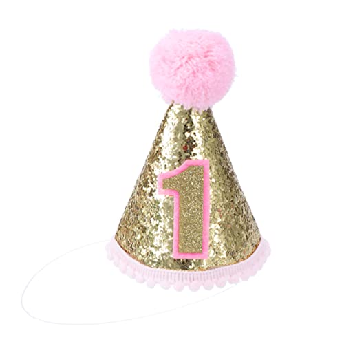 TOKIDNY Glitzernde Geburtstagsfeier Hut Für ädchen Verstellbarer Partyhut Zum 1 Geburtstag Kindergeburtstag Glitzer Partyzubehör TOKIDNY Glitzernde Geburtstagsfeier Hut Für ädchen Verstellbarer Partyhut Zum 1 Geburtstag Kindergeburtstag Glitzer Partyzubehör von TOKIDNY
