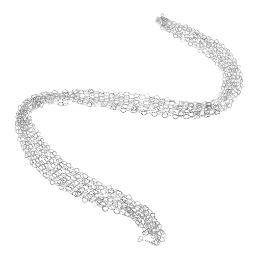 TOKIDNY Liebeskette, Schmuck, DIY Kette, Armbandherstellung, Kettenset, Schmuckherstellungszubehör, Herzkette Für DIY Verlängerungsketten, Metallkette Für Die Schmuckherstellung, Ketten von TOKIDNY
