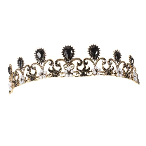 TOKIDNY Mädchen Geburtstagskrone Tiara Das Kronen Kopfband Hochzeits Haarschmuck Braut Tiara Hochzeits Kopfschmuck Geburtstags Tiara Braut Kopfbedeckung Hochzeits Stirnband Tiara von TOKIDNY