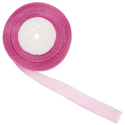 TOKIDNY Organza Band Lila Hochwertiges Glattes Schleifenband für Hochzeit und Bastelarbeiten für Partydekoration und Kreative Projekte von TOKIDNY