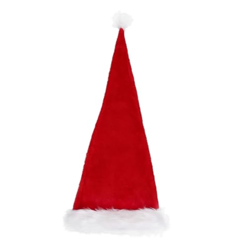 TOKIDNY Rote Weihnachts-weihnachtsmann-mütze, Plüsch-weihnachtsmützen Mit Weißen Manschetten, Weihnachtsmütze Für Erwachsene Für Festliche Neujahrspartys TOKIDNY Rote Weihnachts-weihnachtsmann-mütze, Plüsch-weihnachtsmützen Mit Weißen Manschetten, Weihnachtsmütze Für Erwachsene Für Festliche Neujahrspartys von TOKIDNY