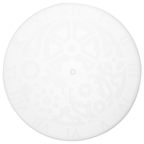 TOKIDNY Silikonform für DIY Uhrmacher Flexible Gießform für Uhrplattengestaltung Geeignet für Epoxidharz mit Römischen Ziffern für Kreative Bastelprojekte von TOKIDNY