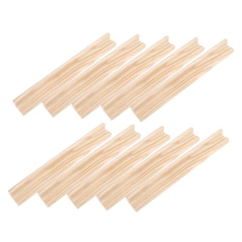 TOKIDNY Spielstein Halter 20 Stk Diy Holzhandwerksdeko Papierröhren Zum Basteln Briefständer Seidenpapier Zum Basteln Regal Für Englische Buchstaben Spiel Buchstabenhalter Aus Holz Bambus von TOKIDNY