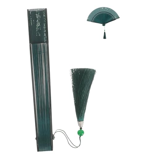 TOKIDNY Vintage Faltfächer Handfächer mit Blumenmuster Leichter Tragbarer Faltbarer Handlüfter für Tanz Bühne Dekoration Traditioneller Chinesischer Retro Fächer von TOKIDNY