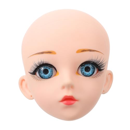 TOKIDNY Vinyl Puppenkopf, Puppenattrappen, 3D Attrappenkopf, Puppen DIY Kopfzubehör, 3D Modellkopf, DIY Handwerk, DIY Puppenkopfmaterialien, Vinyl Puppen, Basteln, Modellpuppen, TOKIDNY Vinyl Puppenkopf, Puppenattrappen, 3D Attrappenkopf, Puppen DIY Kopfzubehör, 3D Modellkopf, DIY Handwerk, DIY Puppenkopfmaterialien, Vinyl Puppen, Basteln, Modellpuppen, von TOKIDNY