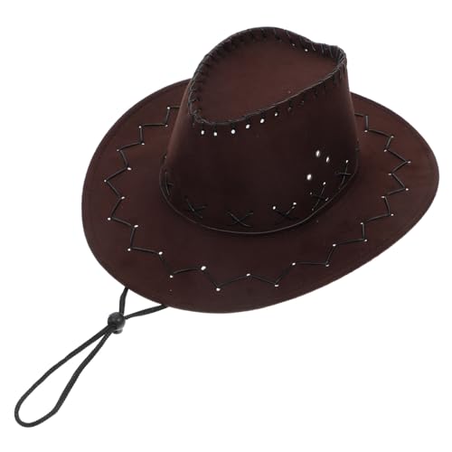 TOKIDNY Western-cowboyhut Für Cowboyhüte Für Jungen Cowboyhut Für Jungen Kleiner Cowboyhut Mädchen-cowgirl-hut Jugend-cowboy-hut Coffee Polyester TOKIDNY Western-cowboyhut Für Cowboyhüte Für Jungen Cowboyhut Für Jungen Kleiner Cowboyhut Mädchen-cowgirl-hut Jugend-cowboy-hut Coffee Polyester von TOKIDNY