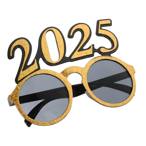 TOKIDNY Zahlenbrille Partybrille Goldfarbenes Leuchtendes Brillen-accessoire für Silvester Neujahrsfeier und Abschlussfeier Lustige Bequeme und Auffällige Eyeglasses Props TOKIDNY Zahlenbrille Partybrille Goldfarbenes Leuchtendes Brillen-accessoire für Silvester Neujahrsfeier und Abschlussfeier Lustige Bequeme und Auffällige Eyeglasses Props von TOKIDNY