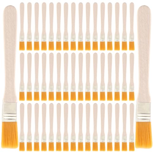 TOKSEO 50 Stück Lasurpinsel, Pinselset, Flachpinsel, Pinsel, Malerpinsel, Kompakt und Mäßig Groß, Geeignet für DIY, Kunstmalerei, Zeichnung, Wandfarbe, Farbe, Kreidefarbe TOKSEO 50 Stück Lasurpinsel, Pinselset, Flachpinsel, Pinsel, Malerpinsel, Kompakt und Mäßig Groß, Geeignet für DIY, Kunstmalerei, Zeichnung, Wandfarbe, Farbe, Kreidefarbe von TOKSEO