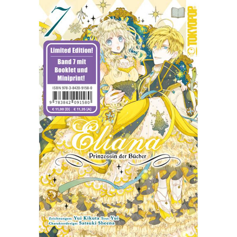 Eliana - Prinzessin Der Bücher 07 - Limited Edition - Yui Kikuta, Yui, Satsuki Shiina, Kartoniert (TB) von TOKYOPOP
