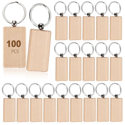 TOLIDA 100 Stück Schlüsselanhänger aus Naturholz, DIY Naturholzscheiben, Personalisierte Schlüsselanhänger für Individuelle Geschenke, Tasche, Namensschilder des Haustier, Basteln, Dekoration53x30mm TOLIDA 100 Stück Schlüsselanhänger aus Naturholz, DIY Naturholzscheiben, Personalisierte Schlüsselanhänger für Individuelle Geschenke, Tasche, Namensschilder des Haustier, Basteln, Dekoration53x30mm von TOLIDA