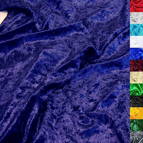 TOLKO 10m Pannesamt Meterware | Stretch Samt für Vorhänge Gardinen Bühne Kostüm Samtkleid Rock | Stoffe zum Nähen Dekorieren glänzender Samtstoff Dekostoff 145cm breit (Nachtblau) TOLKO 10m Pannesamt Meterware | Stretch Samt für Vorhänge Gardinen Bühne Kostüm Samtkleid Rock | Stoffe zum Nähen Dekorieren glänzender Samtstoff Dekostoff 145cm breit (Nachtblau) von TOLKO