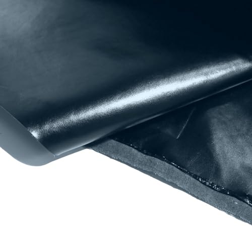 TOLKO 1m Lederimitat leichtes Glattleder | weiche Premium Meterware | Stuhl Bank Sessel Sofa Sitzbezug 80cm breit | Kunstleder Bezugstoff Polsterstoff Polsterbezug Möbelstoff von TOLKO