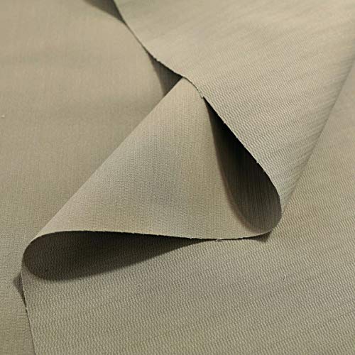 TOLKO Canvas Stoff Meterware | Stoffe zum Nähen Meterware | Robuster Polsterstoff/Bezugsstoff Baumwoll-Segeltuch | 1,5mm dick Reißfest Abriebfest Mittelschwer Segeltuch zum Polstern (Khaki) von TOLKO