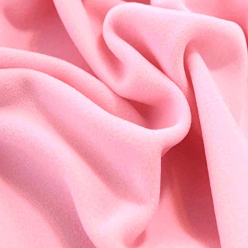 TOLKO 1m Fleecestoff Meterware | Winterstoff für Jacke Mütze Schal Pullover Fleecedecke Fleecejacke | flauschig weich warm Polar Fleece Stoff mit Antipilling (Rosa) von TOLKO