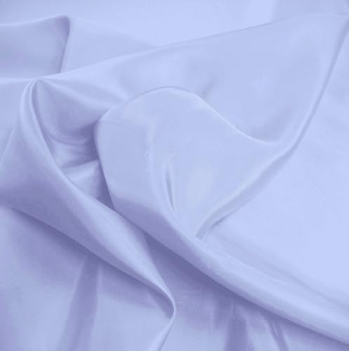 TOLKO Futterstoff Meterware Futter-Taft | Blickdicht knitterarm | universal Stoff Dekostoff Kleiderstoff Hochzeitsstoff Kostümstoff | Stoffe zum Nähen Meterware Dekorieren (Flieder) von TOLKO