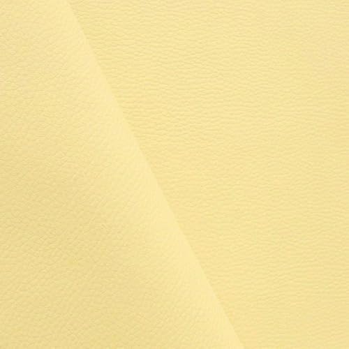 TOLKO Kunstleder Meterware | weiches Premium Lederimitat für Stuhl Bank Sessel Sofa Sitzbezug Bezugstoff in Rindsleder Optik 140cm breit Polsterstoff Polsterbezug Möbelstoff (Vanille) von TOLKO