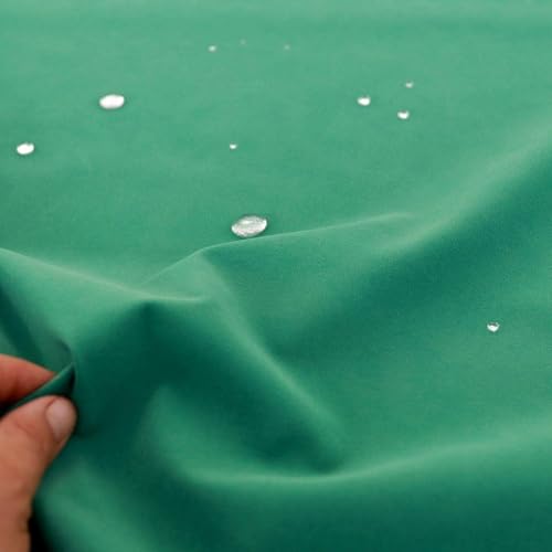 TOLKO weiches Wildleder als Polsterstoff Meterware | Abriebfester Mikrofaser Bezugstoff Möbelstoff zum Polstern, Beziehen, Basteln und Dekorieren | 142cm breit (Jade Grün) von TOLKO