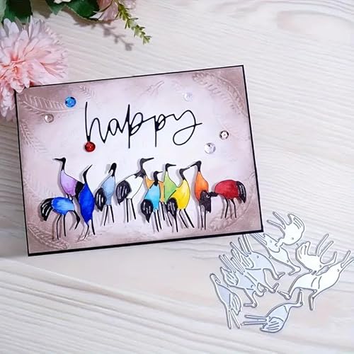 Metall-Stanzformen, Motiv: Frohe Weihnachten, Kranich, rote Kraniche, Sonnenblumen, Blätter, Stanzschablonen, DIY, Scrapbooking, dekoratives Prägepapier, Scrapbooking, Kartenherstellung Metall-Stanzformen, Motiv: Frohe Weihnachten, Kranich, rote Kraniche, Sonnenblumen, Blätter, Stanzschablonen, DIY, Scrapbooking, dekoratives Prägepapier, Scrapbooking, Kartenherstellung von TOLOVIS