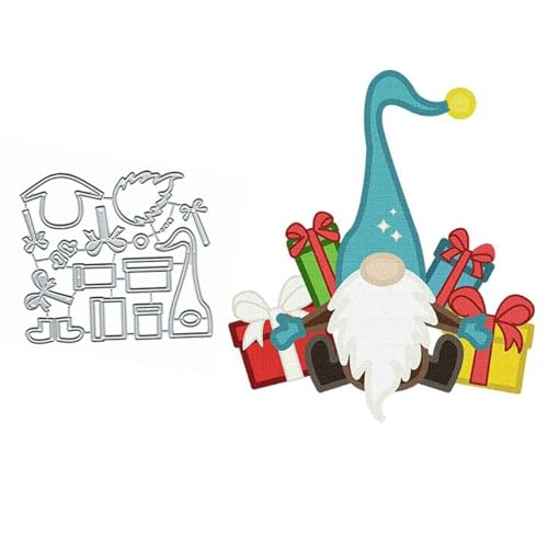 Metall-Stanzformen, Weihnachtsmann-Motiv, Motiv: Merry Christams Snata, Geschenk, Schablonen, DIY, Scrapbooking, dekorative Prägung, Papier, Scrapbooking, Kartenherstellung Metall-Stanzformen, Weihnachtsmann-Motiv, Motiv: Merry Christams Snata, Geschenk, Schablonen, DIY, Scrapbooking, dekorative Prägung, Papier, Scrapbooking, Kartenherstellung von TOLOVIS