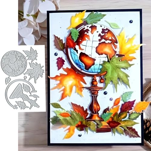 Metall-Stanzformen für Grußkarten mit weihnachtlichem Globus, Ahornblatt, Sonnenblumen, Blättern, Stanzschablonen, DIY, Scrapbooking, dekorative Prägung, Papier, Scrapbooking, Kartenherstellung Metall-Stanzformen für Grußkarten mit weihnachtlichem Globus, Ahornblatt, Sonnenblumen, Blättern, Stanzschablonen, DIY, Scrapbooking, dekorative Prägung, Papier, Scrapbooking, Kartenherstellung von TOLOVIS