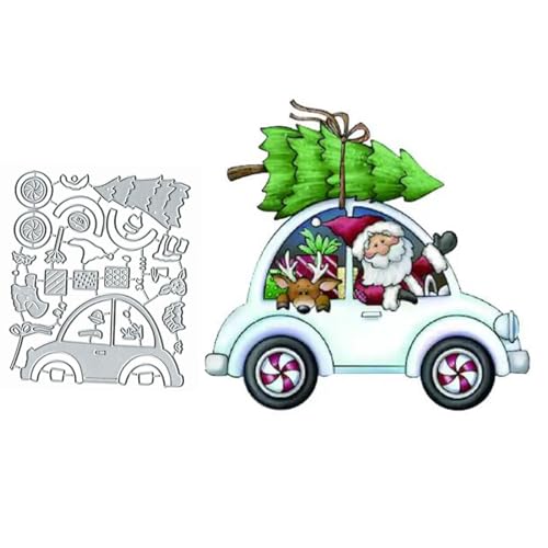 Metall-Stanzformen für Weihnachtsbaum, Weihnachtsmann, Motiv: Merry Christams Tree, Auto, Snata, Geschenk, Stanzformen, Schablonen, DIY, Scrapbooking, dekorative Prägung, Papier, Scrapbooking, Metall-Stanzformen für Weihnachtsbaum, Weihnachtsmann, Motiv: Merry Christams Tree, Auto, Snata, Geschenk, Stanzformen, Schablonen, DIY, Scrapbooking, dekorative Prägung, Papier, Scrapbooking, von TOLOVIS