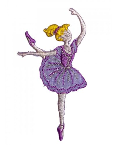 Applikation zum Aufbügeln Marbet Stickerei Ballerina mit rosa Kleid - klassischer Tanz Applikation zum Aufbügeln Marbet Stickerei Ballerina mit rosa Kleid - klassischer Tanz von TOMASELLI MERCERIA