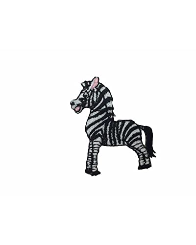 Applikationen zum Aufbügeln Tiere Wald / Dschungel - Höhe 3-6 cm - Zebra von TOMASELLI MERCERIA