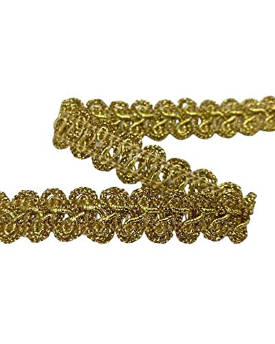 Borte Lurex Flechtdekor Höhe 15 mm - Gold Borte Lurex Flechtdekor Höhe 15 mm - Gold von TOMASELLI MERCERIA