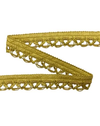 Borte für Stich Agremano Griechische Kordel Höhe 2 cm - Goldgelb Borte für Stich Agremano Griechische Kordel Höhe 2 cm - Goldgelb von TOMASELLI MERCERIA
