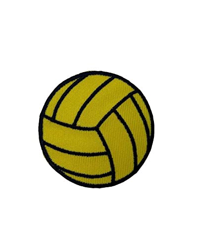 TOMASELLI MERCERIA Applikation Volleyball, Basketball, Fußball, Aufnäher zum Aufbügeln, bestickt, 4 cm - Volleyball von TOMASELLI MERCERIA