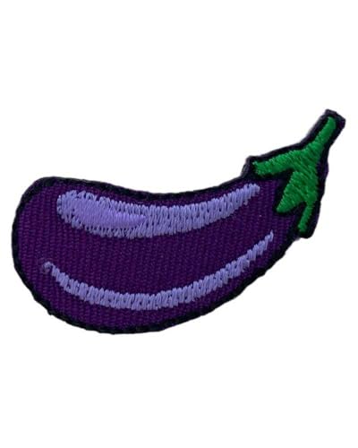 TOMASELLI MERCERIA Applikation zum Aufbügeln, Aufnäher, Stickerei, Gemüse, 3,5 cm, 4,5 cm, Aubergine TOMASELLI MERCERIA Applikation zum Aufbügeln, Aufnäher, Stickerei, Gemüse, 3,5 cm, 4,5 cm, Aubergine von TOMASELLI MERCERIA