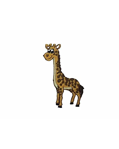 TOMASELLI MERCERIA Applikationen zum Aufbügeln Tiere Wald / Dschungel - 3-6 cm hoch - Giraffe von TOMASELLI MERCERIA