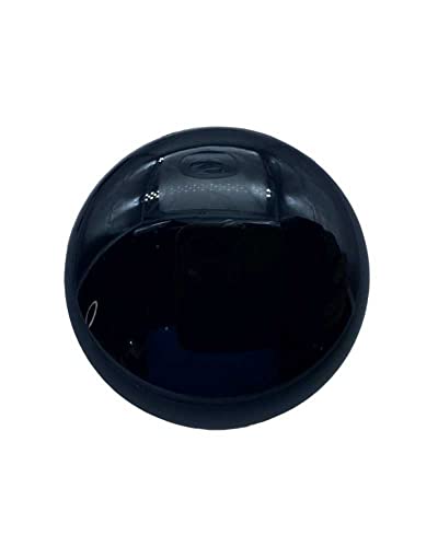 TOMASELLI MERCERIA Knopf mit Bumperle, rund, Harz, glänzend, Größe 25 mm, Schwarz von TOMASELLI MERCERIA