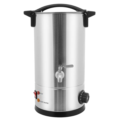 TONFEION Wachsschmelzer für Kerzenherstellung 10L Edelstahl Wachsschmelztopf mit Temperaturkontrolle (30-110°C), Wachsschmelzgerät für Kerzenherstellung, Waxing und DIY von TONFEION