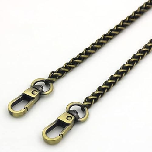 Stahl-Taschenkette – DIY 5 mm Gold, Silber, Gun Black, gebürstete Bronze Schulter Umhängetasche Kettenriemen für kleine Tasche, Kupplung Stahl-Taschenkette – DIY 5 mm Gold, Silber, Gun Black, gebürstete Bronze Schulter Umhängetasche Kettenriemen für kleine Tasche, Kupplung von TONGRI